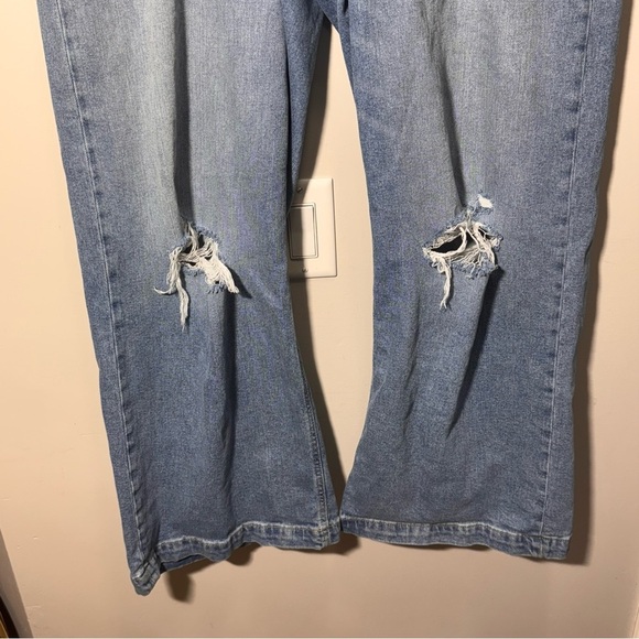 GAP Low Rise Stride Wide-Leg Blue Jeans Size 20 - Picture 5 of 13